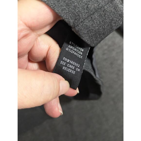 Torrid Women's Fitted Military Jacket Front Piping Buttons Grey Size 2X - Picture 6 of 11